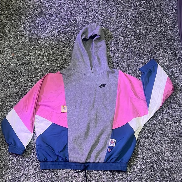 Nike Jackets & Blazers - Vintage Nike Icon Clash Windbreaker Hoodie